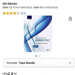 introduction to econometrics